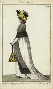 Fashionable woman on the Champs-Elysees