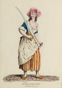 Female Sans-Culotte, c.1792 by French School