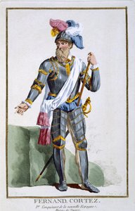 Fernand Cortez, Engraved by Pierre Duflos, 1780 by French School