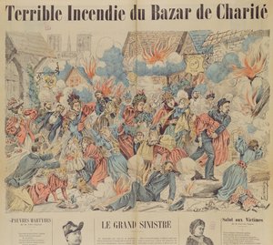 Fire at the Bazar de la Charite, 4th May 1897