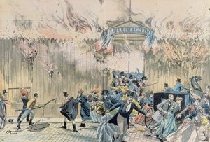 Fire at the Bazar de la Charite, 4th May 1897, from Le Pelerin, 1897 by French School