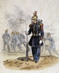 Firefighters around 1860