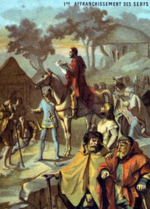 First Liberation of the Serfs (1315) by Louis X by French School