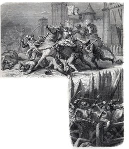 Florence enters into a rebellion (the war of the Eight Saints) against the return of the Holy Siege to Rome. Pope Gregory XI Pierre Roger de Beaufort by French School
