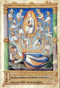 The Tree of Jesse, from Heures a lUsage de Rome (fol.11r)