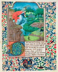 The Creation of the World, from Traite de Medecine by Aldebrande de Florence, 1356 by French School