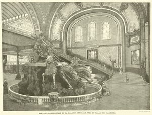 Monumental Fountain of the Central Gallery, Near the Palace of Machines by French School