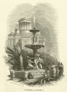 Fountain, at Prado by French School