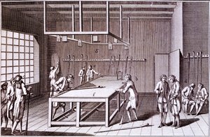 Form of Billiards played in France, mid 18th century by French School
