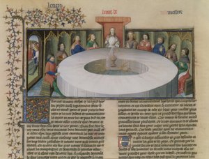 The Knights of the Round Table from The Story of Lancelot, from La Quite de Saint Graal