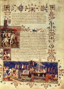 Departure for the Crusades by French School
