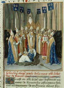 Burial of Philippe Le Bel at St. Denis
