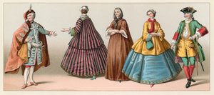 France XVIIIth Cent Costume by French School