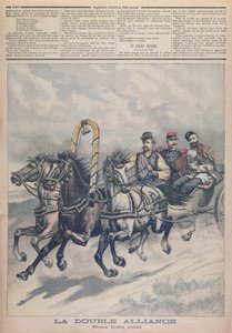 Franco-Russian Alliance, illustration from le Petit Journal