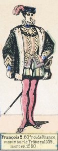 Francis II, 60th King of France, ascended the throne in 1559, died in 1560 by French School