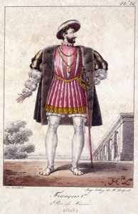 Francois I, King of France born in Cognac in 1494 and died in Rambouillet in 1547 by French School