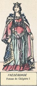 Fredegonde, Wife of Chilperic I (engraving) by French School