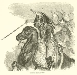 French Cuirassiers (engraving) by French School