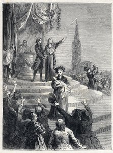 French Revolution - Fete de la Federation in Strasbourg