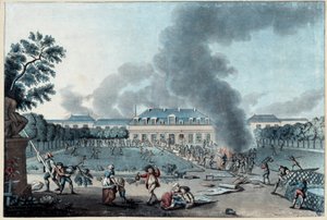 French Revolution: Pillage of the Wallpaper Factory of Reveillon on April 28 by French School