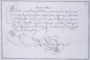 French calligraphy: Technography, 