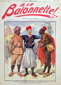 French Colonial Soldiers, Cover Illustration from 