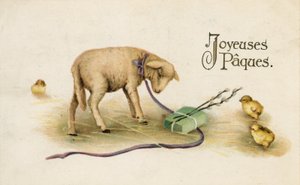 French Easter Card