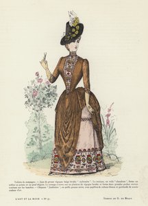 French Fashion Plate, 1885-86 by French School