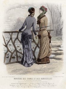 French fashion plate, late 19th century by French School