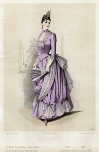 French fashion plate, late 19th century by French School