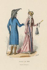 French fashions of 1804 by French School