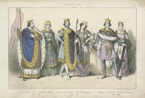 French Kings and Queens of the 12th and 13th Century by French School