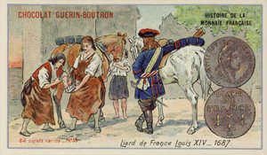 French Liard of the Reign of Louis XIV