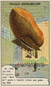 French military airship Malecot, Issy, France by French School