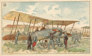 French military biplane