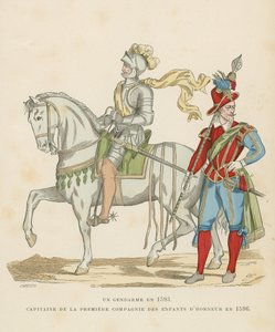 French Military Costume, Late 16th Century