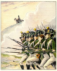French Soldiers during the Battle of Waterloo