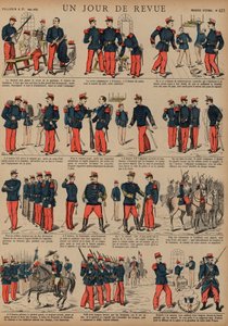 French Soldiers on the Day of a Review by French School