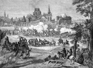 Battle of the Faubourg St Antoine, 2 July 1652, Paris by French School