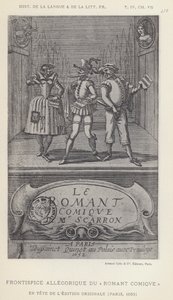 Allegorical Frontispiece of the Comic Novel by French School