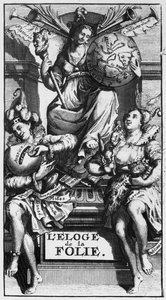 Frontispiece to In Praise of Folly by Desiderius Erasmus