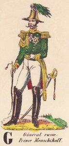 G: Russian General, Prince Menschikoff by French School