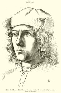 Uffizi and Pitti Gallery, in Florence (engraving) by French School