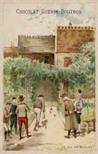 Game of boules by French School