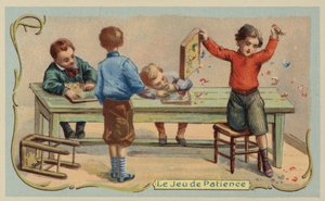 Game of patience by French School