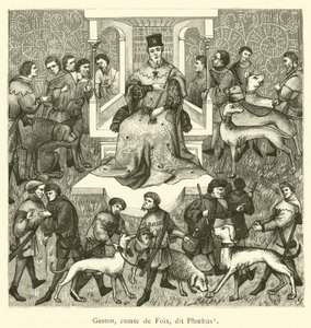 Gaston, Count of Foix, called Phoebus (engraving) by French School