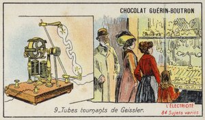 Geissler tubes by French School