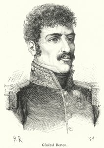 General Berton (engraving) by French School