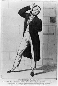 General Charles Pichegru strangling himself in the Temple