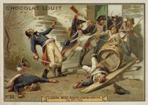 General Michel de Beaupuy wounded at Chateau-Gontier, Vendee Uprising, 26 October 1793 by French School